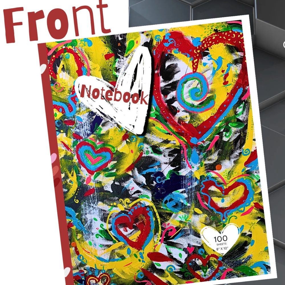 Abstract Composition Notebook - Picture 1 of 4